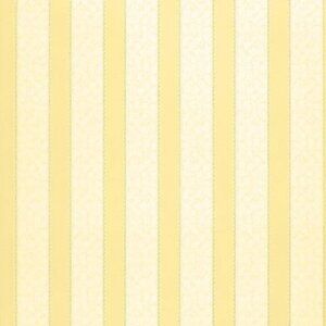 Schumacher Wallpaper 5004430 Wallis Stripe Jonquil Yellow Ivory 27" x 27' 60.75